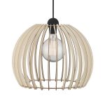 Nordlux Pendelleuchte Chino 40 E27 Braun - Holz | Max. 60W